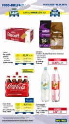 Gazetka promocyjna Metro - Wochen-Angebote Gastro - Gazetka - ważna od 06.09 do 06.09.2025 - strona 15 - produkty: angebot, bohne, braten, Brühe, burger, coca-cola, cola, delikatess sauce, eintöpfe, eis, erasco, espresso, flasche, Gemüsebrühe, getränk, getränke, hot dog, karamell, knorr, lavazza, LG, maggi, Palette, reis, sauce, saucen, schweppes, Ti