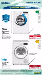 Gazetka promocyjna Metro - Wochen-Angebote Gastro - Gazetka - ważna od 06.09 do 06.09.2025 - strona 18 - produkty: angebot, auer, auto, backofen, besteck, edelstahl, eis, elle, getränk, getränke, getränkespender, herdarten, Löffel, messer, Metro, metro gastro, Ofen, office, pfanne, pfannen, reis, Schere, spülmaschinen, teller, Ti, Trockner, wärmepumpentrockner