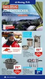 Gazetka promocyjna AldiSud - NÄCHSTE WOCHE - Gazetka - ważna od 20.08 do 20.08.2022 - strona 12 - produkty: aldi, besteck, braten, briketts, bürste, decke, Deckel, edelstahl, eis, elle, ente, gabel, grill, grillplatte, Holz, holzkohle, Kocher, latte, Löffel, maille, messer, natur, Ofen, pfanne, Reinigung, reinigungsbürste, reis, Ria, rwe, Schütze, tee, teller, Ti, tisch, topf, Trinkhalme, und pfanne, wolle