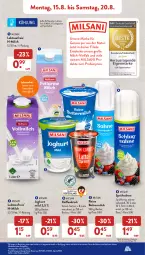 Gazetka promocyjna AldiSud - NÄCHSTE WOCHE - Gazetka - ważna od 20.08 do 20.08.2022 - strona 7 - produkty: ACC, alle artikel ohne dekoration, Becher, bier, butter, buttermilch, chia, decke, dekoration, drink, eis, joghur, joghurt, joghurt mild, kaffee, Kaffeedrink, latte, mac, macchiato, milch, natur, nuss, reifen, reis, sahne, schlagsahne, Ti, ZTE