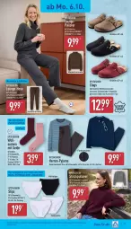 Gazetka promocyjna Aldi Nord - Von Montag - Gazetka - ważna od 11.10 do 11.10.2025 - strona 17 - produkty: Bau, baumwolle, bett, Clogs, decksohle, dell, ecovero, garnitur, gin, hose, lenzing, Minislip, Mode, Pants, Pullover, Pyjama, reine baumwolle, Ria, rind, rinder, schwein, slip, slips, socken, Strickpullover, Ti, up2fashion, wein, wolle, ZTE