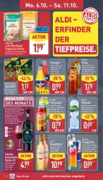 Gazetka promocyjna Aldi Nord - Von Montag - Gazetka - ważna od 11.10 do 11.10.2025 - strona 8 - produkty: ACC, aldi, alkohol, Alwa, amaro, angebot, angebote, antipasti, aperitif, asti, beutel, bohne, bohnen, brause, Cap, cappuccino, chia, cin, drink, eis, eistee, elle, fassbrause, flasche, frucht, früchte, funny-frisch, getränk, getränke, getränkepulver, gin, kaffee, latte, latte macchiato, lillet, lipton, mac, macchiato, mineralwasser, natur, natürliches mineralwasser, orangina, pasta, pizza, primitivo, red bull, reis, rel, rind, rotwein, sim, Spezi, tee, teller, Ti, tiefpreis, vanille, veltins, volvic, wasser, wein, weine, zucker