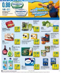 Gazetka promocyjna Diska - Prospekte - Gazetka - ważna od 07.01 do 07.01.2023 - strona 2 - produkty: aktionspreis, barilla, basilico, batterie, batterien, Becher, beutel, bier, butter, dolce gusto, eis, elle, flasche, frischkäse, Käse, Kinder, kohlrabi, Kuschelweich, longlife, markenbutter, mehl, nescafe, pesto, philadelphia, reis, Romanasalat, salat, sauce, Tasche, taschen, taschentücher, Ti, tücher, varta, weichspüler, wein, wurst, ZTE