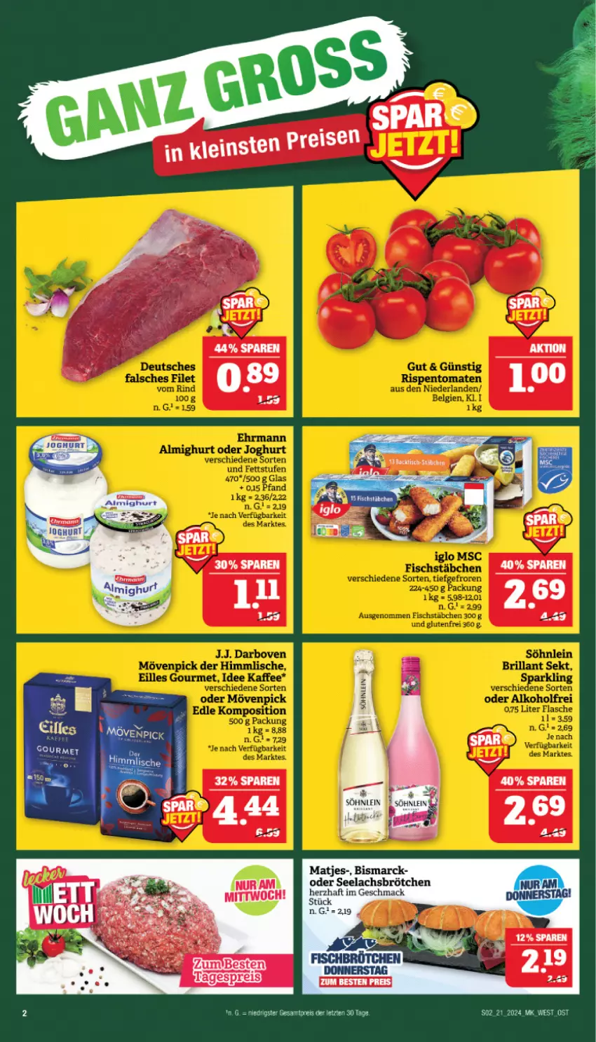 Aktueller Prospekt Marktkauf - Prospekt - von 19.05 bis 25.05.2024 - strona 2 - produkty: bismarck, brötchen, lachs, mac, matjes, Ti