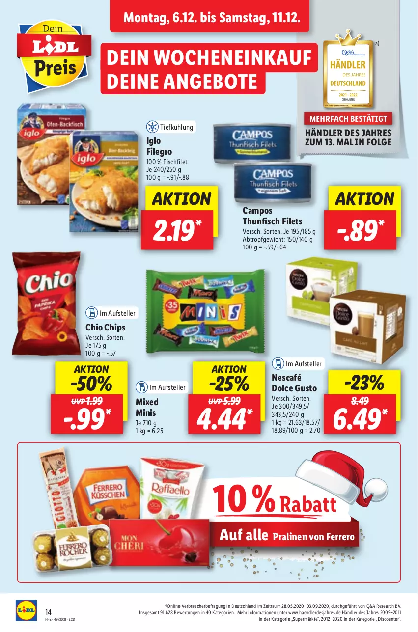 Aktueller Prospekt Lidl - Aktionsprospekt - von 06.12 bis 11.12.2021 - strona 14