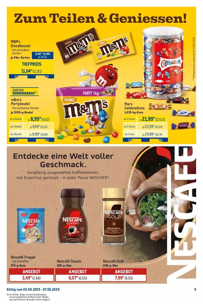 Aktueller Prospekt Metro - Starke Marken - von 02.06 bis 07.06.2025 - strona 5 - produkty: angebot, beutel, eis, eiskaffee, frappé, kaffee, mars, Nescafé, nescafé gold, reis, Ti, tiefpreis