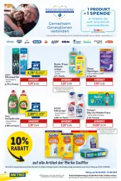 Gazetka promocyjna Metro - Starke Marken - Gazetka - ważna od 07.06 do 07.06.2025 - strona 10 - produkty: allzweckreiniger, Alwa, Always, angebot, auto, baby-dry, coupon, eis, fairy, flasche, Kalkreiniger, lenor, LG, Meister, meister proper, Palette, pampers, Pants, reiniger, slip, slipeinlagen, spülmittel, swiffer, Ti, tisch, wäscheparfüm, weck, windeln, xxl-packung