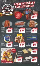 Gazetka promocyjna Combi - Prospekte - Gazetka - ważna od 24.08 do 24.08.2024 - strona 13 - produkty: bacon, ball, bambus, Becher, braten, butter, cevapcici, decke, eis, flasche, fleisch, grill, Grillkäse, hackfleisch, homann, kartoffel, Käse, knoblauch, Kranz, kräuter, kräuterbutter, nudel, nudelsalat, paprika, peperoni, pepsi, Peroni, reis, rind, rinder, rinderhackfleisch, saft, salat, schwein, schweine, schweinefleisch, stube, Ti, Tranchierbrett, wein, weine, WICK, würfel, ZTE