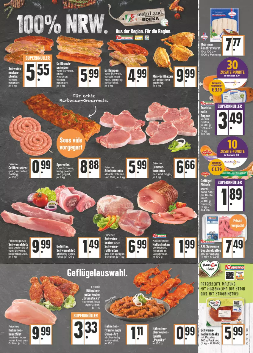 Aktueller Prospekt E Center - Angebote der Woche - von 13.06 bis 18.06.2022 - strona 5 - produkty: axe, barbecue, Bau, braten, elle, filet, filets, Geflügel, gewürz, gin, grill, Grillbauch, grillhaxe, grillrippe, gyros, Haxe, ideal zum grillen, kotelett, küche, Küchen, LG, mac, mit paprika, Nackensteak, nackensteaks, natur, paprika, pfanne, ring, Rippen, rollbraten, rum, saft, schinken, schlauch, schwein, schweine, schweinefilet, spareribs, steak, steaks, suppe, suppen, tee, tesa, Ti, wein, weine