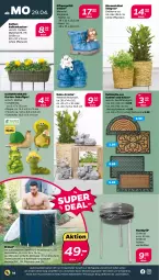Gazetka promocyjna Netto - Woche 18 - Gazetka - ważna od 04.05 do 04.05.2024 - strona 14 - produkty: auer, Bad, beutel, blume, blumen, decke, Deckel, Dekofigur, eis, Frosch, Fußmatte, Garten, grill, grillrost, hose, kokos, Mode, pflanze, pflanzen, Ria, rundgrill, slip, Ti, tisch, ZTE