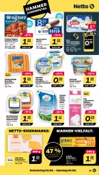 Gazetka promocyjna Netto - Woche 18 - Gazetka - ważna od 04.05 do 04.05.2024 - strona 25 - produkty: arla, arla buko, bockwurst, Buko, burger, butter, butterkeks, eis, feinkost, fisch, frische milch, frischkäse, gewürz, gewürzquark, gin, hirtenkäse, Käse, keks, kerze, Körniger Frischkäse, leibniz, milch, milram, Ofen, original wagner, pizza, quark, reis, salat, schmand, steinofen, steinofen pizza, Ti, vanille, vollmilch, wagner, wurst