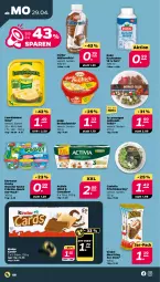 Gazetka promocyjna Netto - Woche 18 - Gazetka - ważna od 04.05 do 04.05.2024 - strona 8 - produkty: activia, antipasti, asti, aufstrich, brot, brotaufstrich, Buko, cerealien, ehrmann, eis, elle, frischkäse, früchte, Käse, Kinder, Kinder Maxi, kinder maxi king, leerdammer, milch, monster, Müller, müllermilch, müsli, Popp, quark, reis, ring, robby, sahne, teller, Ti