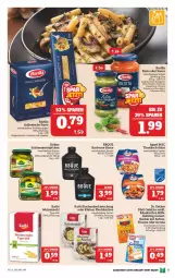 Gazetka promocyjna Marktkauf - Prospekt - Gazetka - ważna od 27.03 do 27.03.2021 - strona 17 - produkty: aubergine, backmischung, barbecue, barilla, basilico, bolognese, Dr. Oetker, finesse, fisch, flasche, gelatine, gin, Hefe, italienische pasta, Käse, käsekuchen, kräuter, kuchen, Kühne, leine, mehl, olive, pasta, pesto, Safran, salat, sauce, schlemmertöpfchen, spaghetti, thunfisch, Ti, Töpfchen, type 405, weizenmehl, zucchini