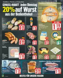 Gazetka promocyjna Edeka - Prospekte - Gazetka - ważna od 16.03 do 16.03.2024 - strona 6 - produkty: auer, Bau, Bauer, bio, eis, Käse, mac, Meister, Mett, mettwurst, nuss, reis, rügenwalder, schnittkäse, tee, top-preis, wurst