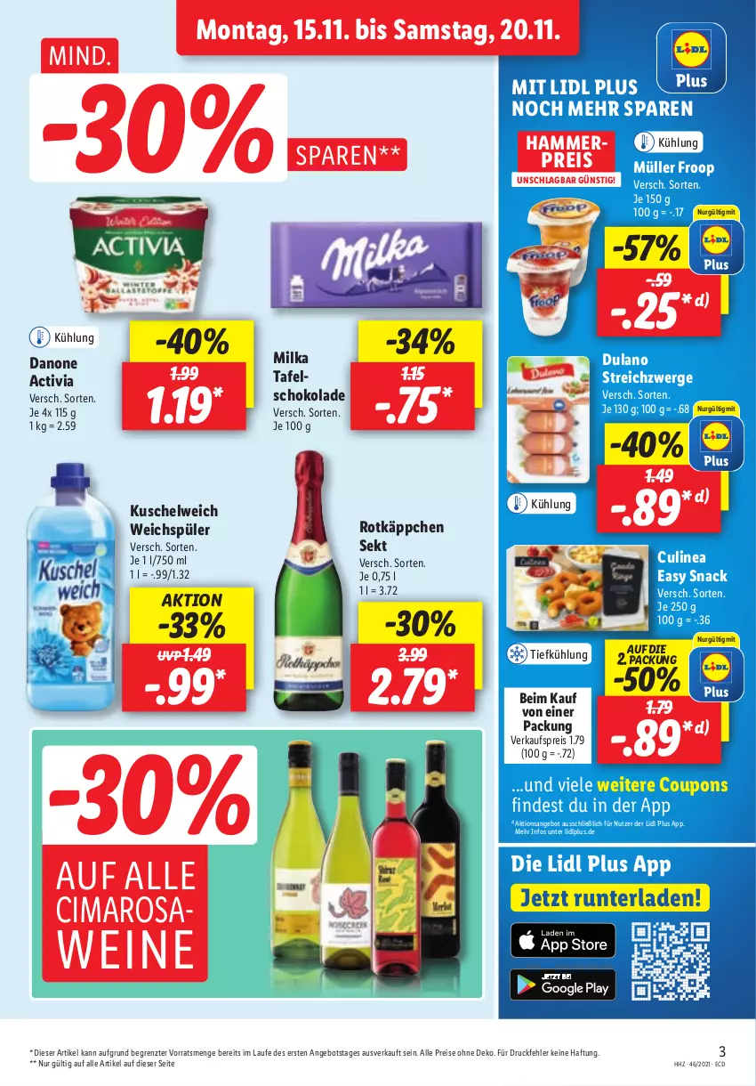 Aktueller Prospekt Lidl - Aktionsprospekt - von 15.11 bis 20.11.2021 - strona 3