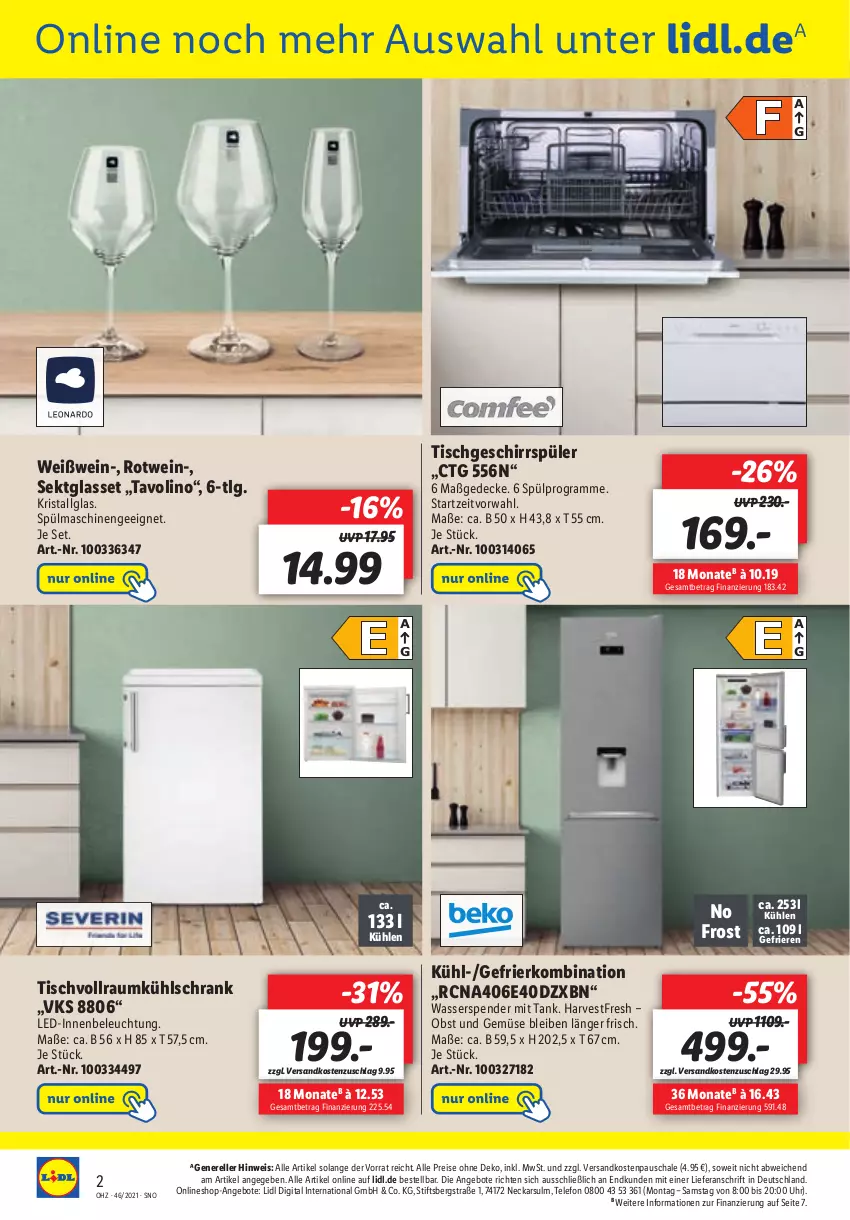 Aktueller Prospekt Lidl - Aktionsprospekt - von 15.11 bis 20.11.2021 - strona 50