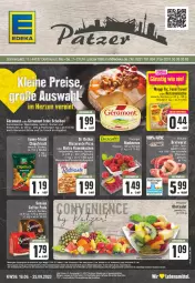 Gazetka promocyjna Edeka - Angebote der Woche - Gazetka - ważna od 23.09 do 23.09.2023 - strona 1 - produkty: angebot, angebote, Bau, beutel, chili, chips, chipsfrisch, cola, elle, ente, erde, flammkuchen, französischer weichkäse, Käse, kuchen, lamm, lebensmittel, LG, obst, pizza, ristorante, ristorante pizza, salat, Schal, Schale, senseo, snack, tee, Ti, weichkäse