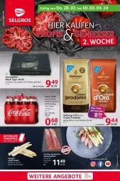 Gazetka promocyjna Selgros - Food - Gazetka - ważna od 03.04 do 03.04.2024 - strona 1 - produkty: angebot, angebote, bohne, dallmayr, eis, filet, flasche, lack, prodomo, reis, Schal, Schale, schwein, schweine, schweinefilet, Ti, wein, weine
