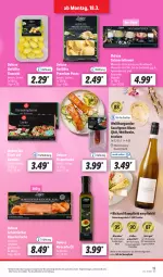 Gazetka promocyjna Lidl - Aktionsprospekt - Gazetka - ważna od 23.03 do 23.03.2024 - strona 17 - produkty: angebot, avocado, burgunder, chili, eis, elle, fisch, gnocchi, knoblauch, kräuter, kräutern, lachs, lamm, meersalz, pasta, Räucherlachs, reis, Ria, salz, sauvignon, sauvignon blanc, schnitten, schott, teller, Ti, tisch, wein, Weißburgunder, Weißwein, ZTE