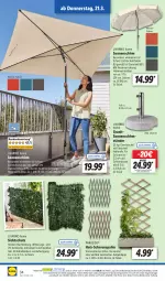 Gazetka promocyjna Lidl - Aktionsprospekt - Gazetka - ważna od 23.03 do 23.03.2024 - strona 44 - produkty: angebot, dell, edelstahl, eis, elle, Holz, Mode, ndk, Parkside, reis, Schal, Schale, Schere, schirme, schirmständer, sonnenschirm, Ti, uv-schutz, ZTE