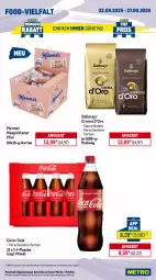 Gazetka promocyjna Metro - Wochen-Angebote Gastro - Gazetka - ważna od 27.09 do 27.09.2025 - strona 13 - produkty: angebot, barbecue, bohne, coca-cola, cola, coupon, dallmayr, eis, flasche, getränk, getränke, gin, Manner, mondamin, olive, oliven, olivenöl, olivenöl extra, Palette, pomito, reis, sauce, saucen, Ti, tiefpreis, tomate, tomaten