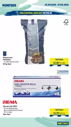 Gazetka promocyjna Metro - Wochen-Angebote Gastro - Gazetka - ważna od 27.09 do 27.09.2025 - strona 19 - produkty: Brei, buch, eis, Holz, holzkohle, messer, Metro, reis, sac, Ti, tiefpreis