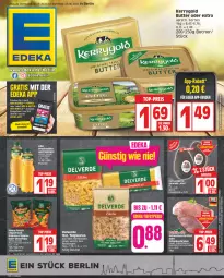 Gazetka promocyjna Edeka - Angebote der Woche - Gazetka - ważna od 03.06 do 03.06.2023 - strona 1 - produkty: Becher, bett, beutel, butter, chips, chipsfrisch, eis, erdnuss, flasche, flippies, funny-frisch, kerrygold, korn, Nektar, nuss, Ofen, reis, schnitzel, schwein, schweine, schweineschnitzel, Ti, top-preis, wein, weine, ZTE