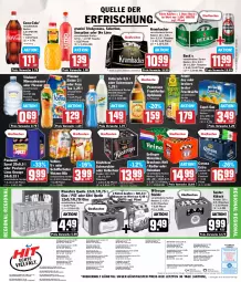 Gazetka promocyjna Hit - Wochenprospekt - Gazetka - ważna od 27.07 do 27.07.2024 - strona 16 - produkty: Alwa, angebot, angebote, apfel, apfelwein, auer, Bad, Beckers Bester, bier, bio, bitburger, braun, burger, Cap, capri-sun, coca-cola, cola, corona, eimer, eis, eistee, elle, Engel, erdinger, fisch, flasche, frankfurter, Frankfurter Apfelwein, frucht, fruchtsäfte, fuze tea, glasflasche, granini, Happy Day, heineken, kellerbier, köstritzer, krombache, krombacher, limo, Lübecker, mineralwasser, nuss, orange, Paula, paulaner, pfanne, Pfanner, radler, Rauch, reis, rheinfels quelle, säfte, schöfferhofer, schweppes, Spezi, tee, Ti, uhr, veltins, vöslauer, wasser, wein, weissbier, ZTE