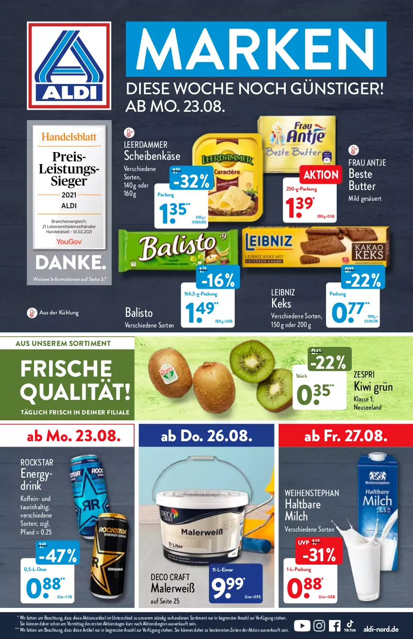 Aktueller Prospekt Aldi Nord - Multimedia - von 23.08 bis 28.08.2021 - strona 1