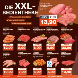 Gazetka promocyjna Real - Gazetka - ważna od 12.08 do 12.08.2023 - strona 5 - produkty: beef, braten, bratwurst, coupon, coupons, eis, filet, filets, fleisch, Germ, geschnetzeltes, gewürz, grobe bratwurst, gulasch, hackfleisch, kalbsschnitzel, Meister, minutensteaks, natur, nero, payback, rind, rinder, rinderhackfleisch, roastbeef, rouladen, Schal, Schale, schnitzel, schwein, schweine, schweinenacken, Schweineroulade, schweineschnitzel, steak, steaks, Ti, wein, weine, wurst, Zelt