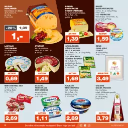 Gazetka promocyjna Real - Gazetka - ważna od 12.08 do 12.08.2023 - strona 6 - produkty: auer, babybel, Bau, Bauer, bier, bonbel, brie, burlander, butter, butterkäse, comté, exquisa, exquisa frischkäse, frischkäse, galbani, Garten, grana, grana padano, grünländer, hartkäse, Käse, käsescheiben, LG, mascarpone, milram, mini babybel, nuss, padano, Rana, rewe feine welt, schnittkäse, Ti, torte, weichkäse, wein, Weinkäse