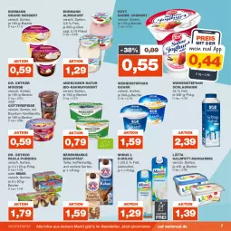 Gazetka promocyjna Real - Gazetka - ważna od 12.08 do 12.08.2023 - strona 7 - produkty: almighur, almighurt, andechser natur, bärenmarke, Becher, bio, bourbon, dessert, Dr. Oetker, ehrmann, ehrmann almighurt, Ehrmann Grand Dessert, eis, eiskaffee, götterspeise, joghur, joghurt, kaffee, lätta, margarine, milch, mousse, natur, Paula, paula pudding, pudding, quark, rahmjoghurt, reis, sahne, sahne joghurt, schlagrahm, Soße, Ti, vanille, weihenstephan, zott