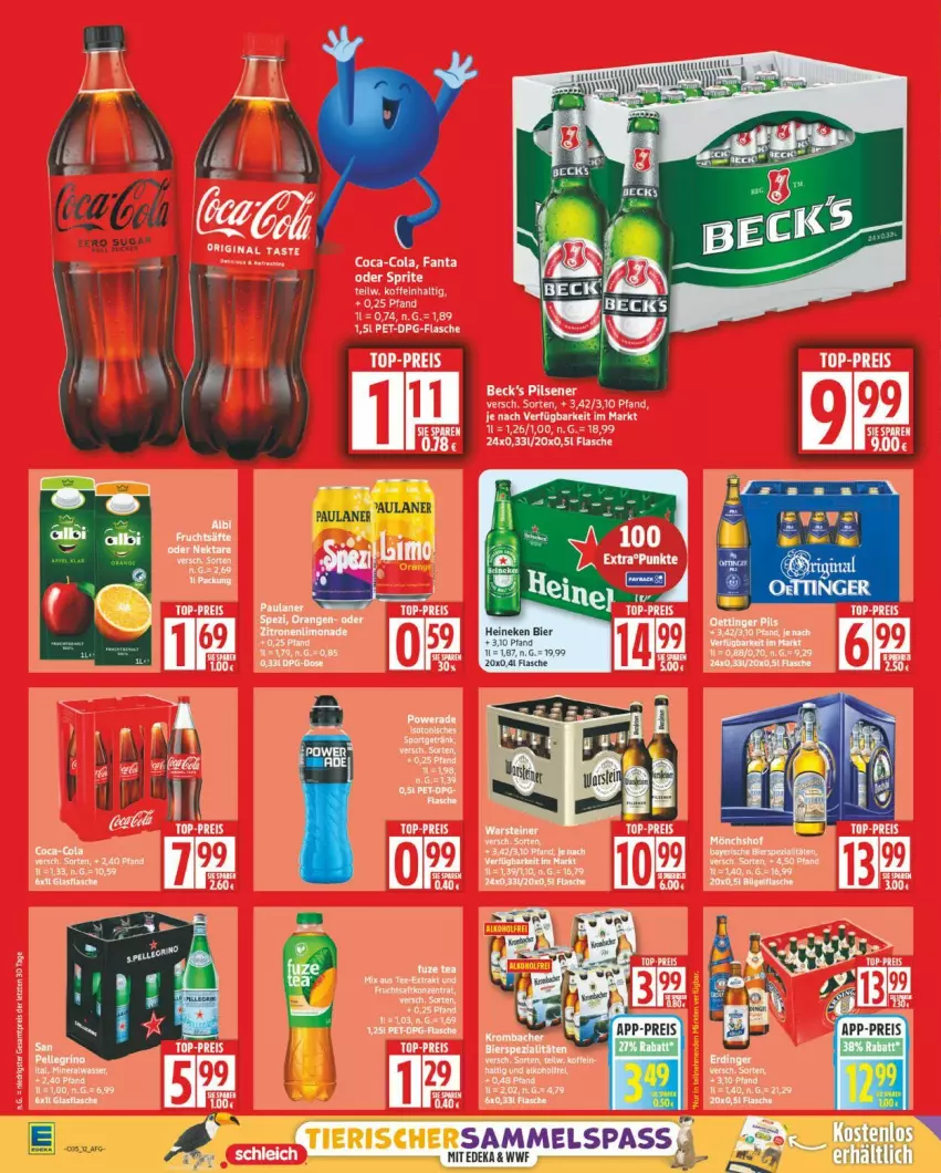 Aktueller Prospekt Edeka - Prospekte - von 25.08 bis 30.08.2025 - strona 12 - produkty: eis, flasche, oder sprite, pils, pilsener, reis, sprite, Ti, top-preis