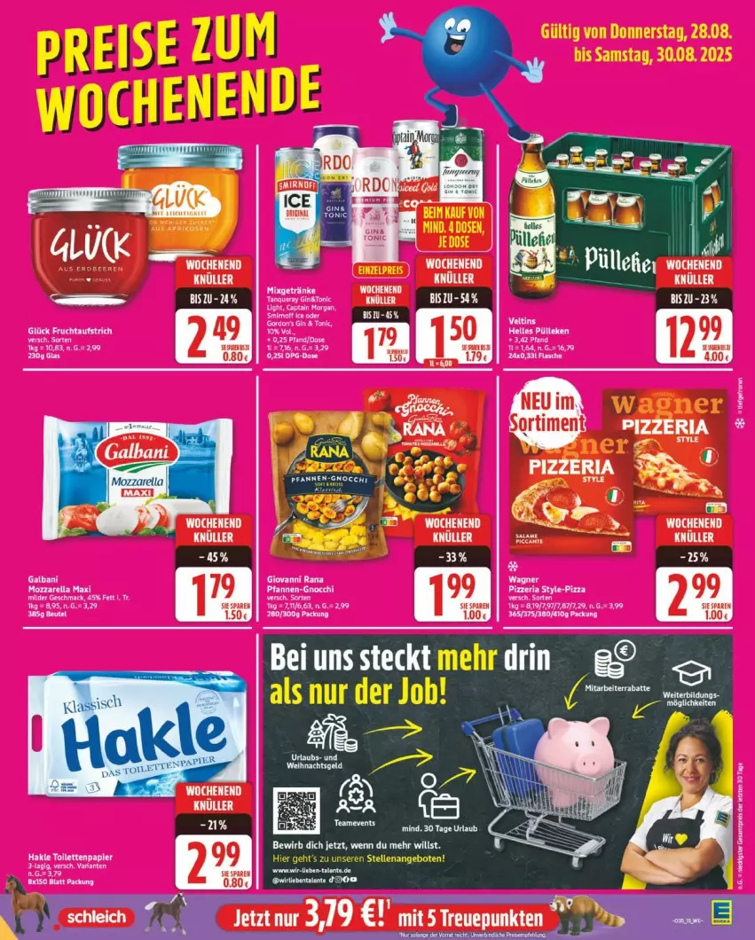 Aktueller Prospekt Edeka - Prospekte - von 25.08 bis 30.08.2025 - strona 15 - produkty: beutel, eier, flasche, gin, gordon, gordon's, Kette, LG, mac, papier, Ria, Ti, Tiere, tonic