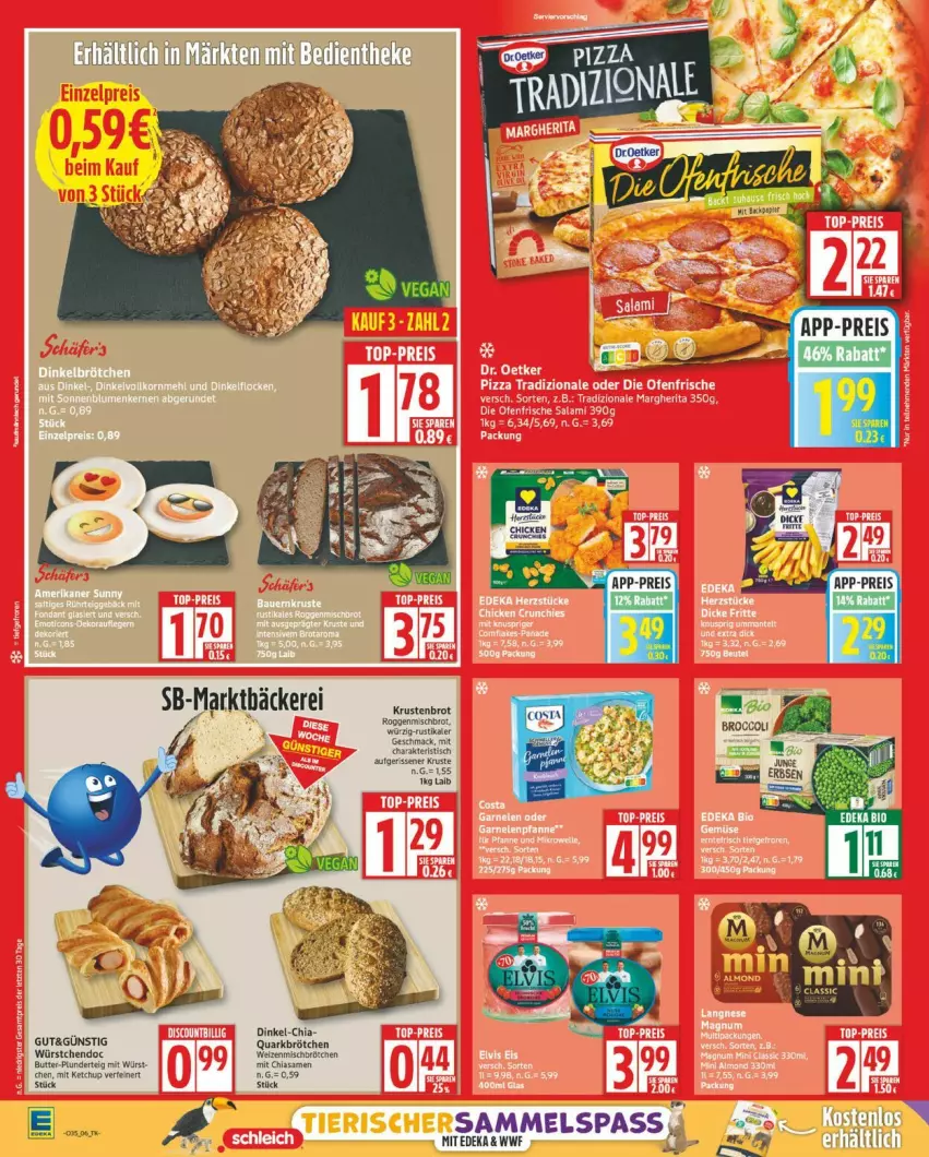 Aktueller Prospekt Edeka - Prospekte - von 25.08 bis 30.08.2025 - strona 6 - produkty: brot, brötchen, butter, chia, deka, ketchup, mac, Plunder, quark, Ti, tisch, würstchen