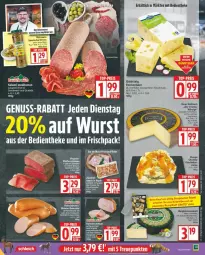 Gazetka promocyjna Edeka - Prospekte - Gazetka - ważna od 30.08 do 30.08.2025 - strona 5 - produkty: blume, blumen, eis, emmentaler, emmi, frischkäse, goldsteig, hartkäse, HP, Käse, mac, mango, nuss, rebell, reis, rind, salami, schnittkäse, schweizer schnittkäse, top-preis