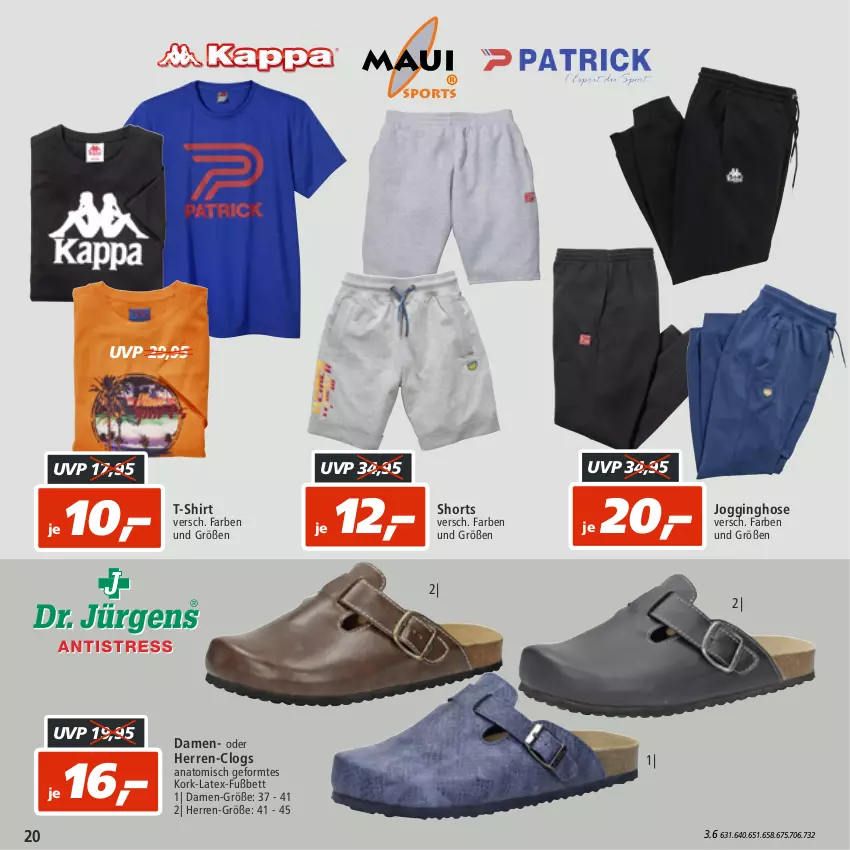 Aktueller Prospekt Real - von 18.07 bis 23.07.2022 - strona 20 - produkty: bett, Clogs, gin, hose, Jogginghose, shirt, shorts, T-Shirt