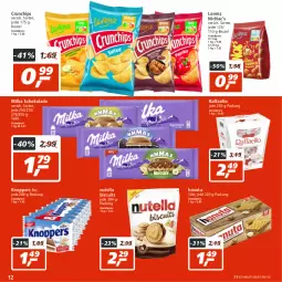 Gazetka promocyjna Real - Gazetka - ważna od 23.07 do 23.07.2022 - strona 12 - produkty: beutel, chips, crunchips, eis, hanuta, knoppers, lorenz, milka, milka schokolade, nutella, raffaello, reis, schoko, schokolade