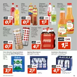 Gazetka promocyjna Real - Gazetka - ważna od 23.07 do 23.07.2022 - strona 13 - produkty: Alwa, coca-cola, cola, drink, Effect, eis, elle, energy drink, fanta, fanta oder, fanta oder sprite, flasche, gerolsteine, gerolsteiner, getränk, getränke, granini, granini die limo, ice tea, limo, lipton, lipton ice tea, mineralwasser, natur, oder sprite, reis, rel, schweppes, sprite, steiner, Ti, valensina, volvic, wasser
