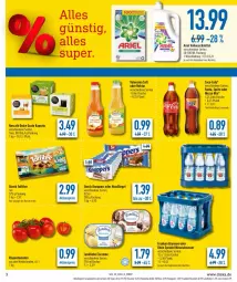 Gazetka promocyjna Diska - Prospekte - Gazetka - ważna od 11.06 do 11.06.2022 - strona 3 - produkty: aktionspreis, Alwa, ariel, Becher, brunnen, coca-cola, cola, creme, dolce gusto, eis, eiscreme, fanta, flasche, franken brunnen, knoppers, landliebe, landliebe eiscreme, limo, limonade, Mezzo Mix, mineralwasser, Nektar, nescafe, nuss, nussriegel, reis, riegel, rispentomaten, sac, saft, sprite, Sprudel, storck, Ti, toffifee, tomate, tomaten, valensina, vollwaschmittel, waschmittel, wasser, ZTE