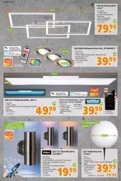 Gazetka promocyjna  - Prospekt für Globus Baumarkt  Achern - Gazetka - ważna od 14.01 do 14.01.2023 - strona 5 - produkty: Bau, decke, deckenleuchte, edelstahl, LED Deckenleuchte, Leuchte, leuchten, leuchtmittel, Nachtlicht, Schal, smartphone, Ti, timer, wasser