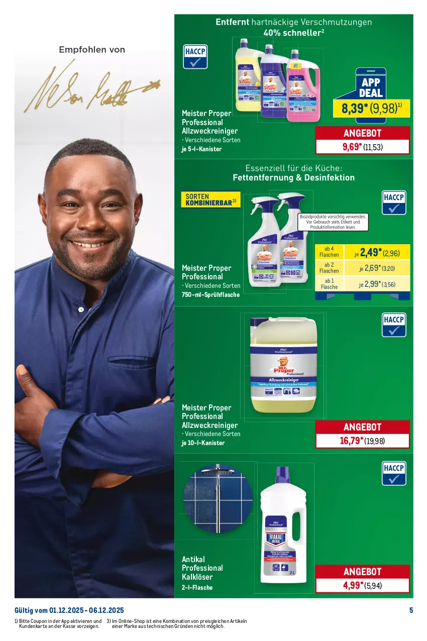 Aktueller Prospekt Metro - Starke Marken Profis - von 01.12 bis 06.12.2025 - strona 5 - produkty: allzweckreiniger, angebot, coupon, eis, fairy, flasche, klarspüler, Meister, meister proper, reiniger, reis, sprühflasche, spülmittel, Ti, weck