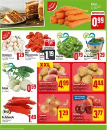 Gazetka promocyjna Edeka - Prospekte - Gazetka - ważna od 21.09 do 21.09.2024 - strona 2 - produkty: basilikum, Becher, bio, bio-basilikum, champignon, champignons, kohlrabi, LG, paprika, pflaume, pflaumen, Spitzpaprika, tomate, tomaten, topf