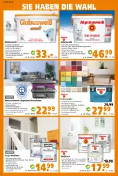 Gazetka promocyjna  - Prospekt für Globus Baumarkt  Achern - Gazetka - ważna od 08.01 do 08.01.2022 - strona 6 - produkty: alpina, Alpinaweiß, Blüte, brie, cashmere, decke, eimer, eis, ente, erde, flieder, gsw, Heu, Holz, Hula Hoop, innenfarbe, kraft, lack, lamm, mandel, Mode, reis, rezept, rezepte, Ti, Weißlack, Wild