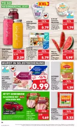 Gazetka promocyjna Kaufland - Prospekt - Gazetka - ważna od 31.07 do 31.07.2024 - strona 26 - produkty: ACC, angebot, Becher, beef, bier, bierschinken, bratwurst, chia, corned beef, eis, emmentaler, fleisch, frucht, früchte, früchten, Geflügel, gelatine, getränk, gewinnspiel, grill, gutfried, herta, ingwer, kaffee, Käse, kräuter, latte, latte macchiato, mac, macchiato, melone, melonen, oder kräuter, pute, Putenfleisch, rind, rinder, saft, saftschinken, salat, sauce, schinken, schinkenwurst, schnitten, smoothie, soja, sojasauce, Spezi, Spiele, spitzenqualität, Sushi, Ti, true fruits, wasa, wasser, wassermelone, wassermelonen, wurst, wurst in selbstbedienung, Yo, ZTE, zwiebel, zwiebeln