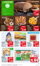 Gazetka promocyjna Kaufland - Prospekt - Gazetka - ważna od 31.07 do 31.07.2024 - strona 27 - produkty: angebot, angebote, apfel, auer, backwaren, baguette, Bau, Bauer, beere, beeren, beutel, blume, blumen, brezel, brot, brötchen, Donut, eis, elle, ente, frucht, geback, gewürz, gurke, gurken, hafer, haferflocken, Hefe, himbeer, himbeere, himbeeren, hot dog, iglo, Käse, kuchen, Kürbis, kürbiskerne, mac, mandarine, mango, mit frucht, mit würstchen, natur, pizza, pudding, rahm-spinat, reis, röstzwiebeln, schinken, senf, sonnenblume, sonnenblumen, Spezi, spinat, Ti, tiefkühlkost, trolli, wagner, weizenmischbrot, würstchen, ZTE, zwiebel, zwiebeln