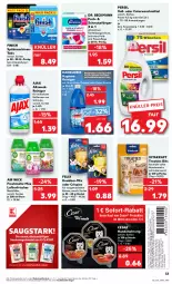 Gazetka promocyjna Kaufland - Prospekt - Gazetka - ważna od 31.07 do 31.07.2024 - strona 33 - produkty: ACC, aeg, Air Wick, ajax, allzweckreiniger, angebot, angebote, auer, Bau, beutel, body, bomann, bosch, colorwaschmittel, coupon, danklorix, discount, Dr. Beckmann, eis, Electrolux, elle, erde, fakir, fanta, felix, Finish, gin, grundig, hundenahrung, hundesnack, hundesnacks, koenic, kraft, leberwurst, Linex, lufterfrischer, medion, Moulinex, nuss, Ofen, persil, privileg, reiniger, reis, rinti, rowenta, Samsung, Schal, Schale, schott, siemens, snack, snacks, sofort-rabatt, Software, spee, sprite, spülmaschinen, spülmaschinentabs, staubsauger, staubsaugerbeutel, Tchibo, teller, Thea, Ti, tisch, tristar, verfärbungsschutz, vita, vitakraft, waschmittel, weck, WICK, wurst, Zanussi, ZTE