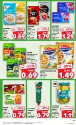 Gazetka promocyjna Kaufland - Prospekt - Gazetka - ważna od 31.07 do 31.07.2024 - strona 45 - produkty: angebot, angebote, beere, beutel, eintopf, eis, früchte, Früchtetee, gurke, gurken, hafer, haferflocken, kaffee, knorr, löslicher kaffee, Nescafé, reis, salat, sandwich, Soße, tasse, tee, Ti, tomate, tomaten, tomatenmark, topf, ZTE