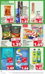 Gazetka promocyjna Kaufland - Prospekt - Gazetka - ważna od 31.07 do 31.07.2024 - strona 46 - produkty: angebot, asti, bahlsen, baileys, beutel, bonbons, chips, cin, cinzano, Cinzano Asti, creme, ente, erdnüsse, frucht, funny-frisch, geschirr, geschirrspülmittel, haselnuss, Haselnusscreme, leine, lindt, linsen, mac, Mantel, milch, mit paprika, Nimm 2, nuss, paprika, reiniger, schoko, schokolade, spülmittel, storck, Ti, vita, Vitamine, vollmilch, waffeln, wc-reiniger, wein, ZTE