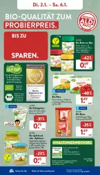 Gazetka promocyjna AldiSud - NÄCHSTE WOCHE - Gazetka - ważna od 06.01 do 06.01.2023 - strona 8 - produkty: aldi, apfel, apfelmus, auer, bacon, Bau, Bauer, Becher, beere, beeren, bier, bio, Bio-Obst, Brühe, eis, ente, frischkäse, Frühstücksspeck, Garten, Gemüsebrühe, gsw, Käse, obst, reis, saft, sahne, schlagsahne, Speck, Ti, trolli, zucker